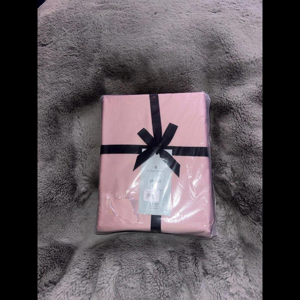 West elm Tencel queen size sheet set pink